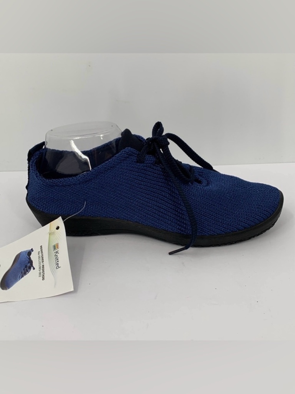 Arcopedico Shocks LS knitted sneakers shoe lace-up tie blue comfort new 41 10
